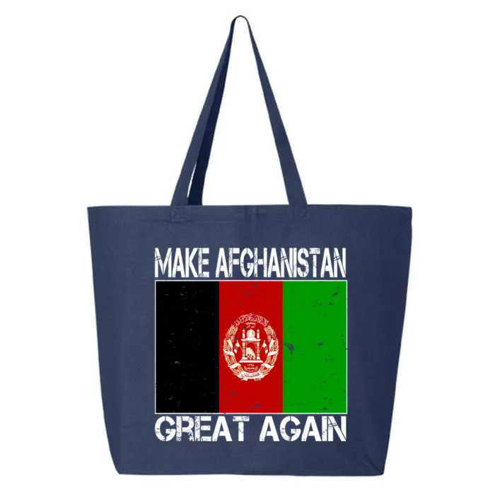 Make Afghanistan Great Again Afghanistan Flag Funny Gift 25L Jumbo Tote