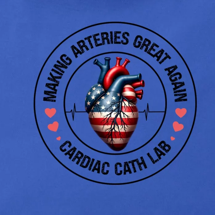 Making Arteries Great Again Cardiac Cath Lab Zip Tote Bag