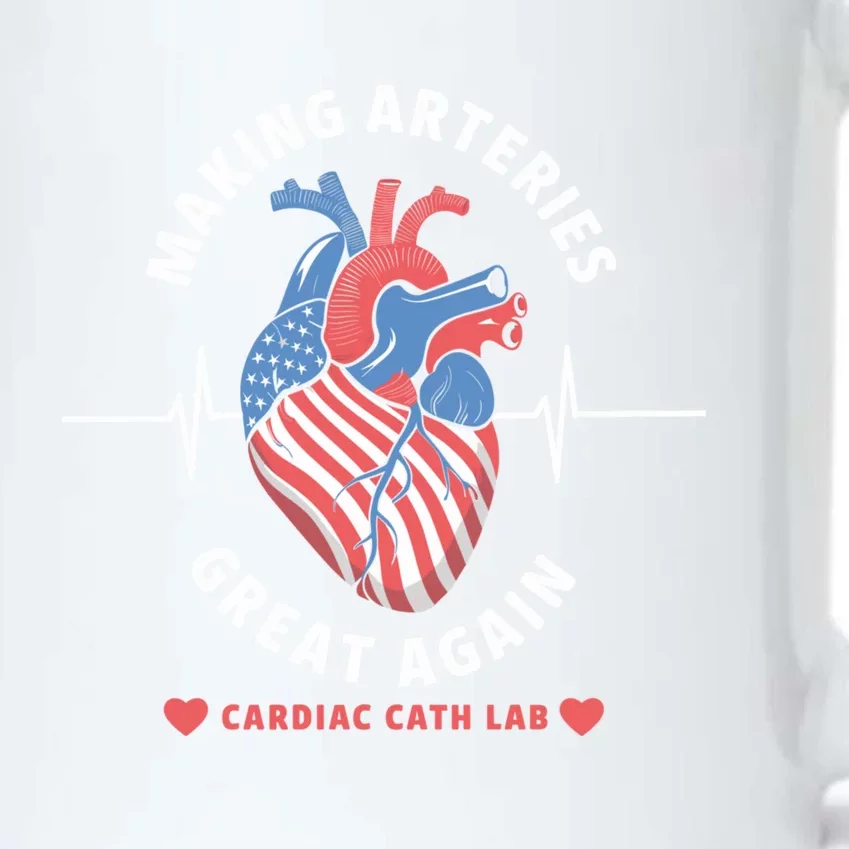 Making Arteries Great Again Cardiac Cath Lab Black Color Changing Mug