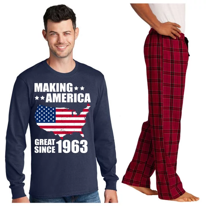 Making America Great Since 1963 Birthday Long Sleeve Pajama Set