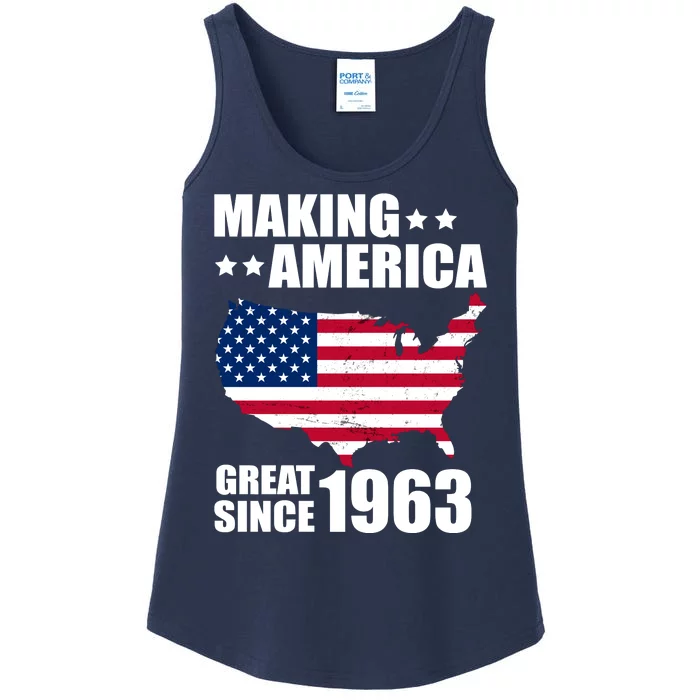 Making America Great Since 1963 Birthday Ladies Essential Tank