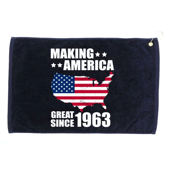 Making America Great Since 1963 Birthday Grommeted Golf Towel