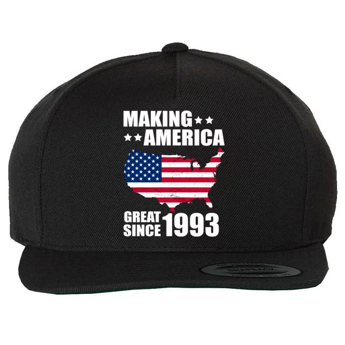 Making America Great Since 1993 Birthday Wool Snapback Cap