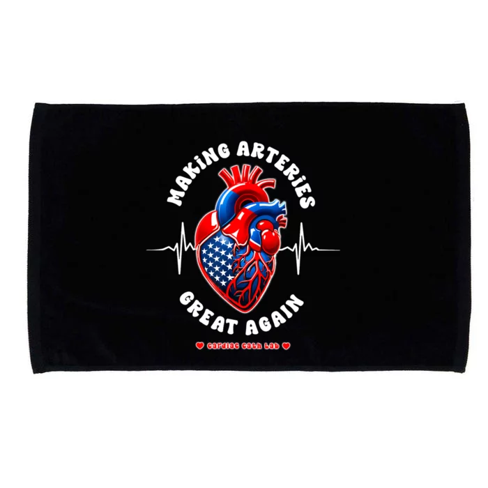 Making Arteries Great Again Cardiac Cath Lab Microfiber Hand Towel