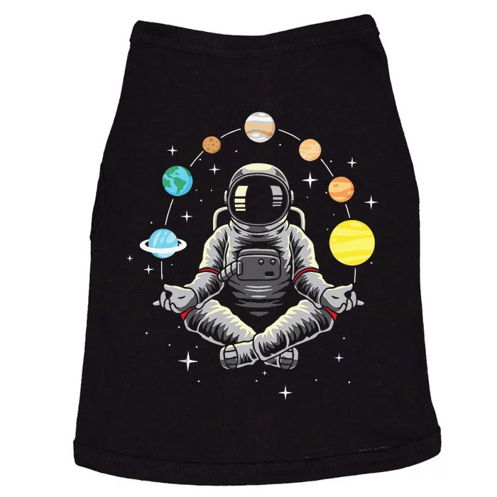 Meditating Astronaut Galaxy Spaceman Astronomer Cosmos Doggie Tank