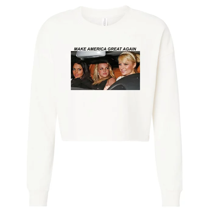 Make America Great Again Cropped Pullover Crew