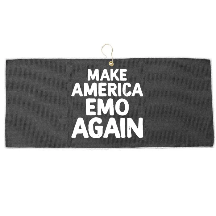 Make America Goth Again Funny Goth Large Microfiber Waffle Golf Towel