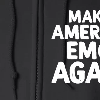 Make America Goth Again Funny Goth Full Zip Hoodie