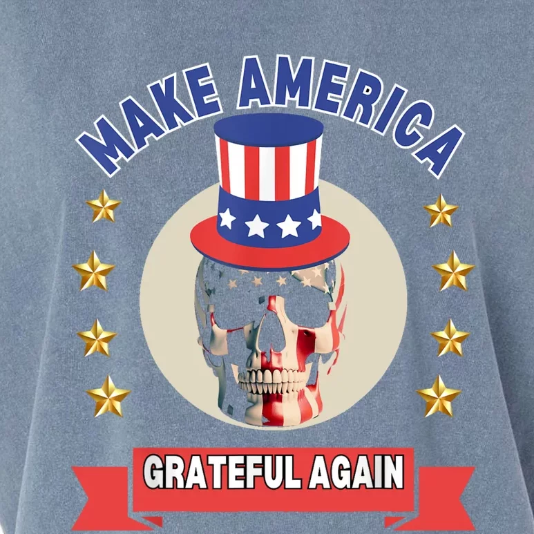 Make America Grateful Again Garment-Dyed Women's Muscle Tee