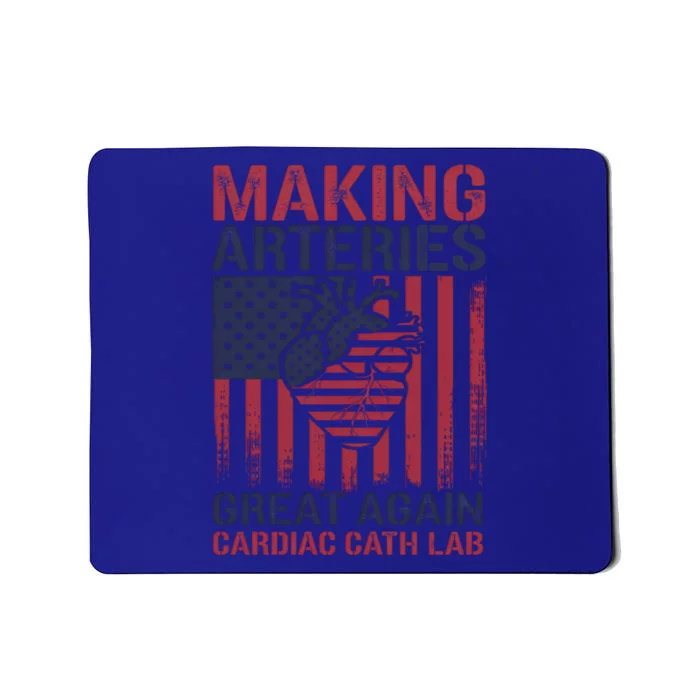 Making Arteries Great Again Cardiac Cath Lab Funny Trump Gift Mousepad