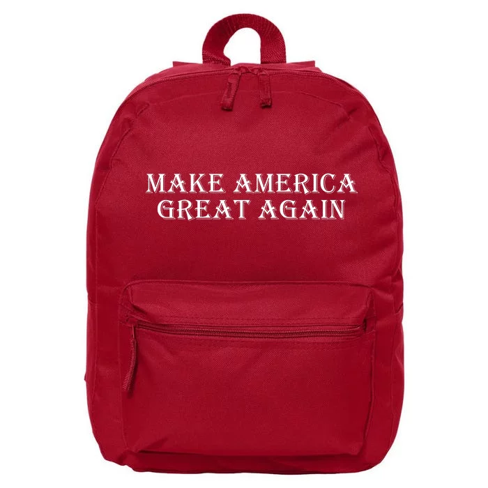 Make America Great Again President Trump Patriotic 16 in Basic Backpack