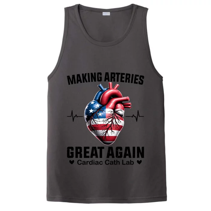 Making Arteries Great Again Cardiology For Cardiac Cath Lab Gift Performance Tank