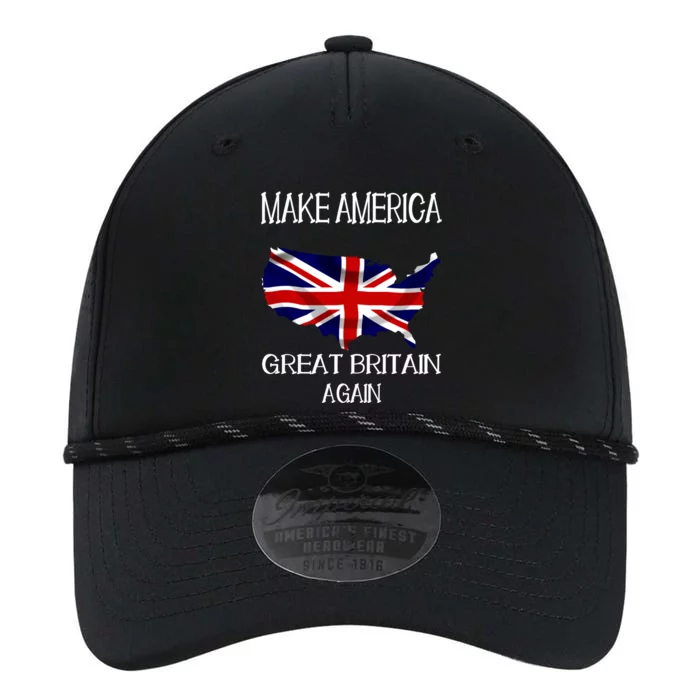 Make America Great Britain Again Funny Uk Us Cool Gift Performance The Dyno Cap