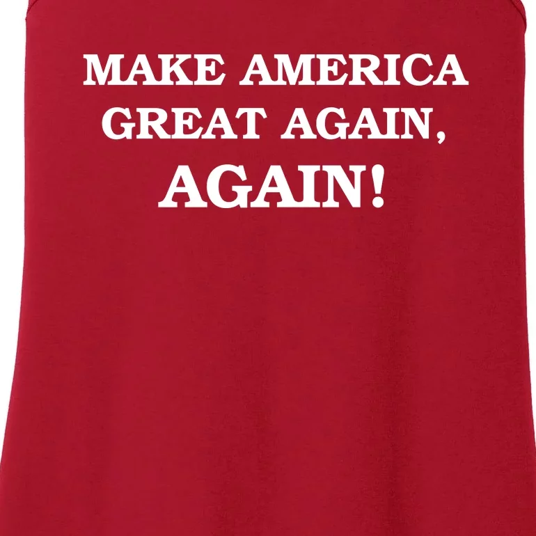 Make America Great Again, Again! Trump Rally #SaveAmerica Ladies Essential Tank