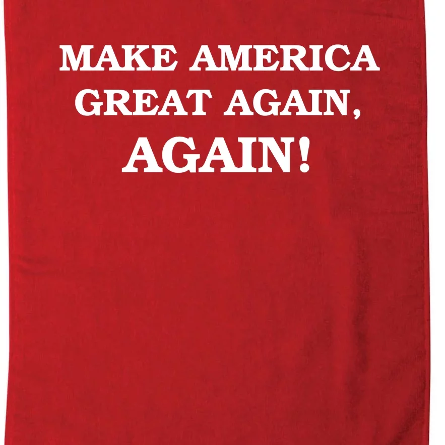 Make America Great Again, Again! Trump Rally #SaveAmerica Platinum Collection Golf Towel