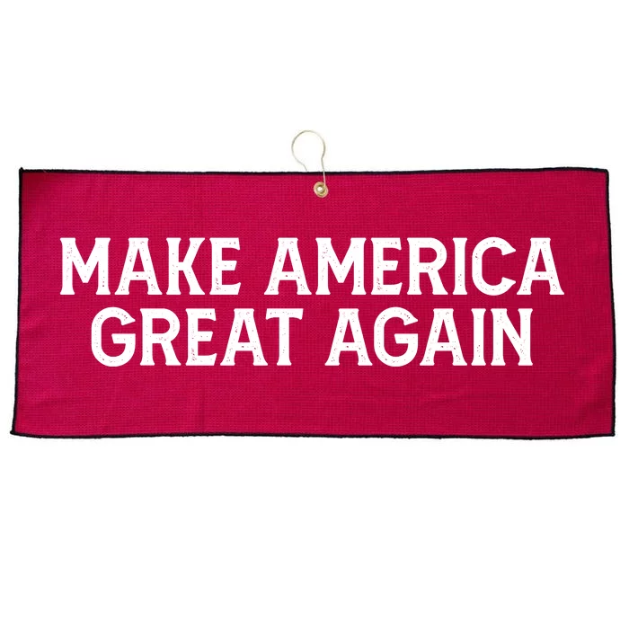 Make America Great Again President Trump 2024 Patriotic Large Microfiber Waffle Golf Towel