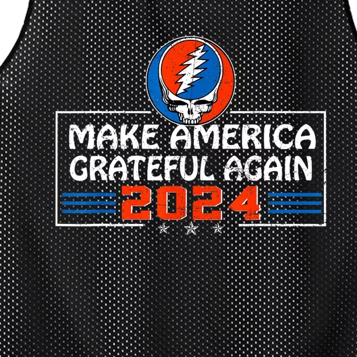 Make America Grateful Again 2024 Mesh Reversible Basketball Jersey Tank