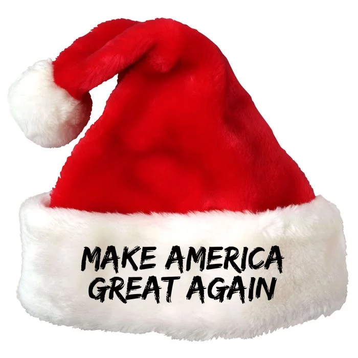 Make America Great Again President Trump 2024 Patriotic Premium Christmas Santa Hat