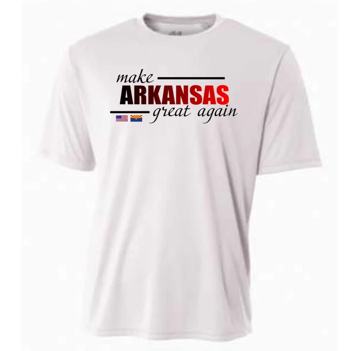 Make Arkansas Great Again Cooling Performance Crew T-Shirt