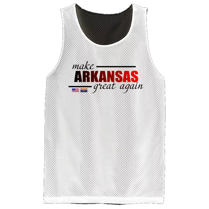 Make Arkansas Great Again Mesh Reversible Basketball Jersey Tank