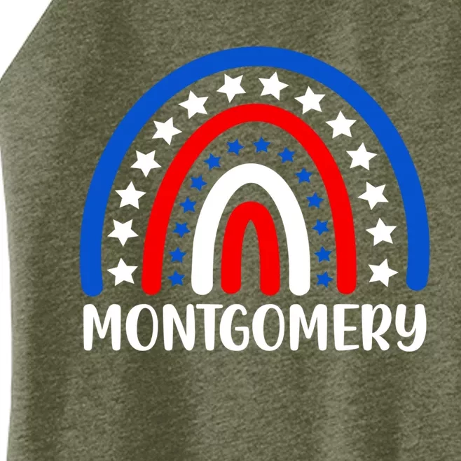 Montgomery Alabama Gift I Love Montgomery Usa Gift Women’s Perfect Tri Rocker Tank