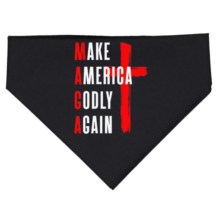 Make America Godly Again USA-Made Doggie Bandana