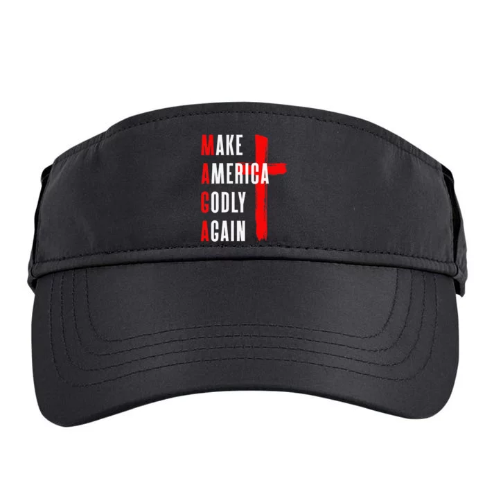 Make America Godly Again Adult Drive Performance Visor