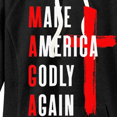 Make America Godly Again Women's Fleece Hoodie