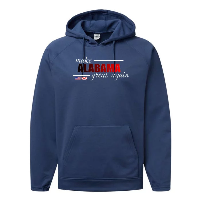 Make Alabama Great Again Performance Fleece Hoodie