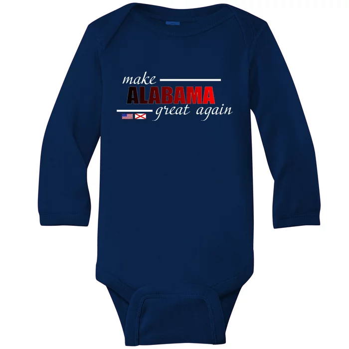 Make Alabama Great Again Baby Long Sleeve Bodysuit