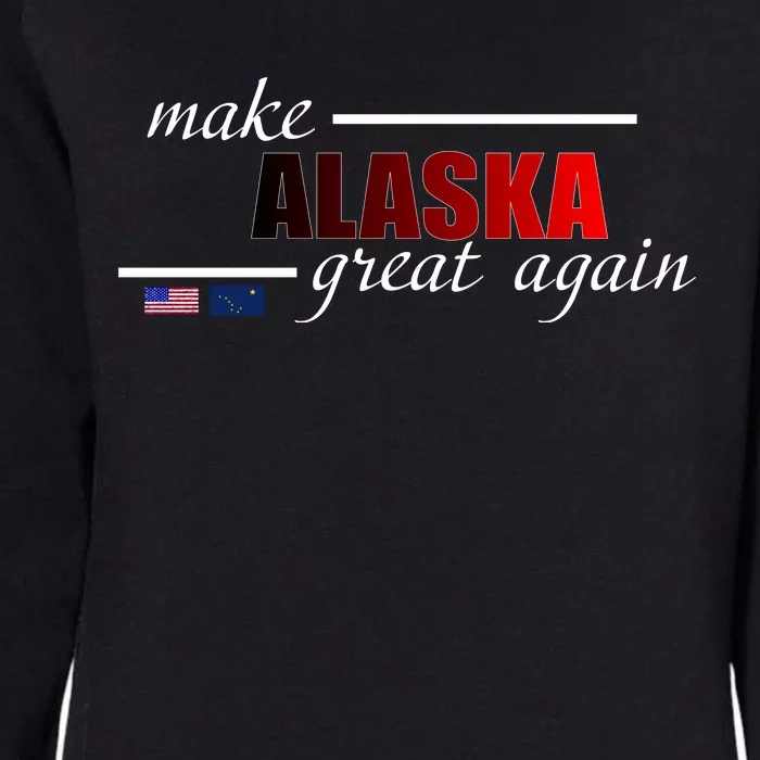 Make Alaska Great Again Womens California Wash Sweatshirt