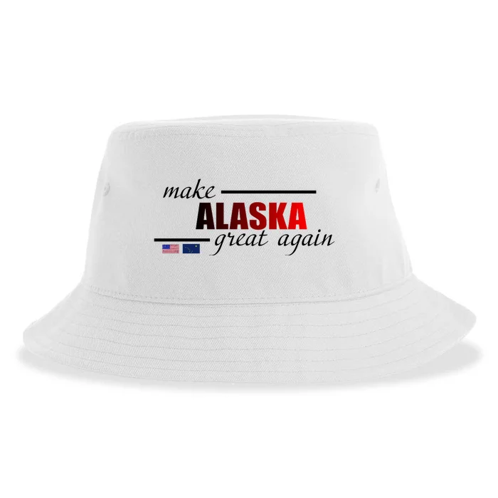 Make Alaska Great Again Sustainable Bucket Hat