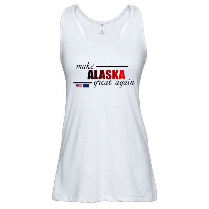 Make Alaska Great Again Ladies Essential Flowy Tank