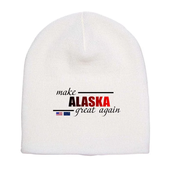 Make Alaska Great Again Short Acrylic Beanie