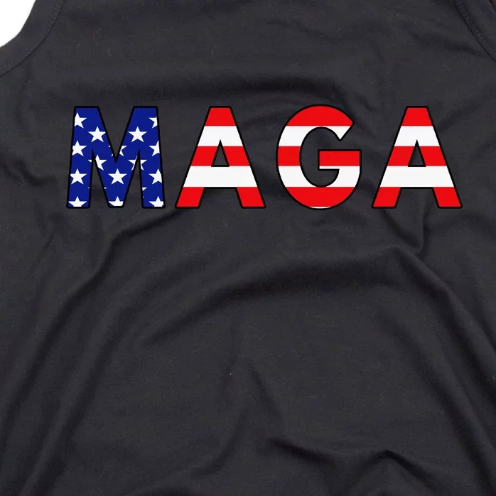 MAGA American Flag Tank Top