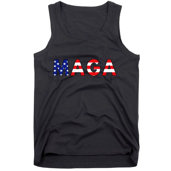 MAGA American Flag Tank Top