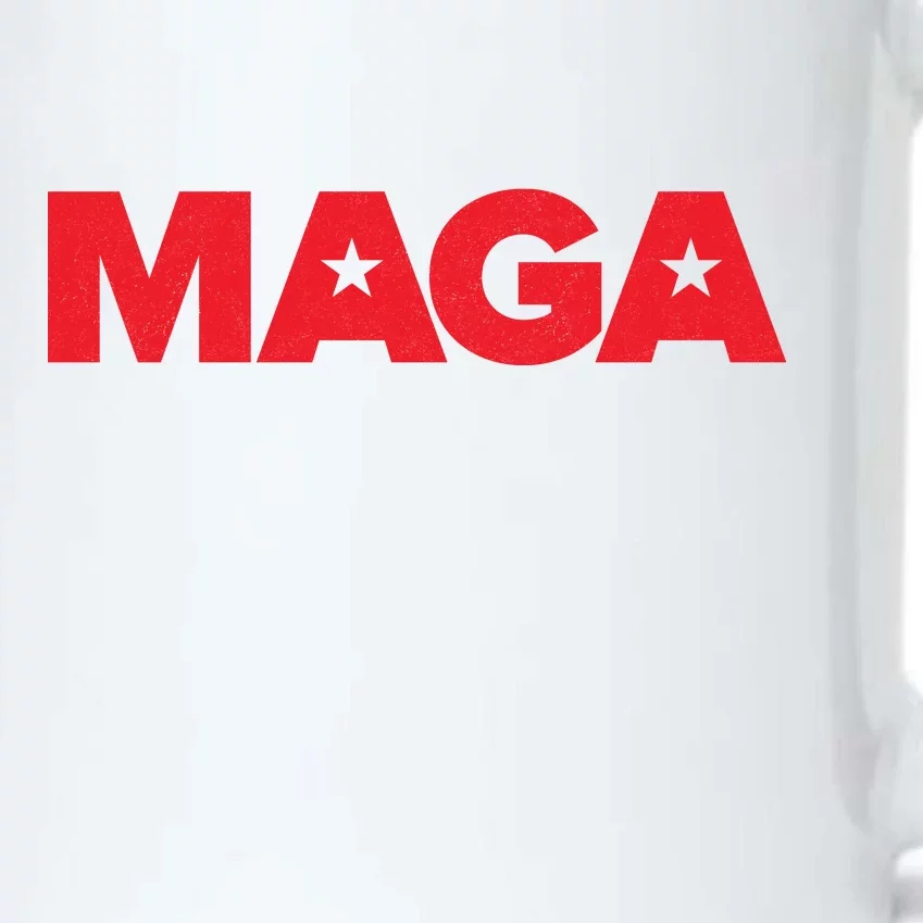 MAGA Distressed Logo Make America Great Again Black Color Changing Mug