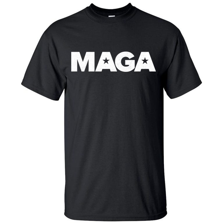 MAGA Distressed Logo Make America Great Again Tall T-Shirt