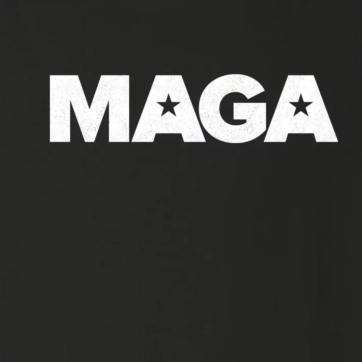 MAGA Distressed Logo Make America Great Again Toddler Long Sleeve Shirt