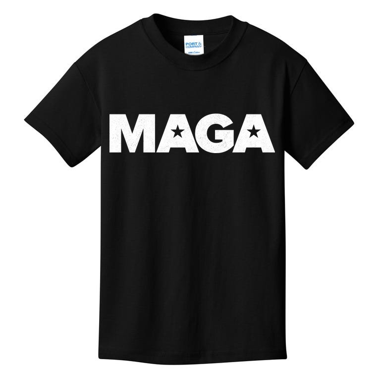 MAGA Distressed Logo Make America Great Again Kids T-Shirt