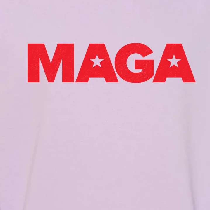 MAGA Distressed Logo Make America Great Again Garment-Dyed Sweatshirt