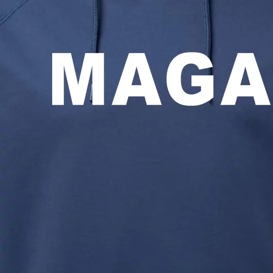 MAGA Make America Great Again President Donald Trump Performance Fleece Hoodie