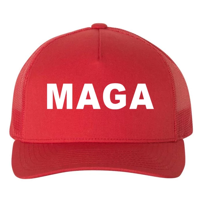 MAGA Make America Great Again President Donald Trump Yupoong Adult 5-Panel Trucker Hat