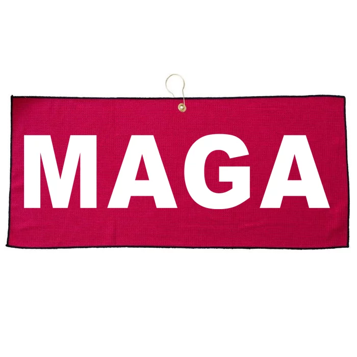 MAGA Make America Great Again President Donald Trump Large Microfiber Waffle Golf Towel