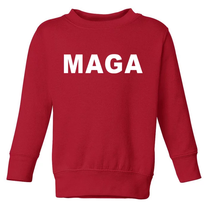 MAGA Make America Great Again President Donald Trump Toddler Sweatshirt