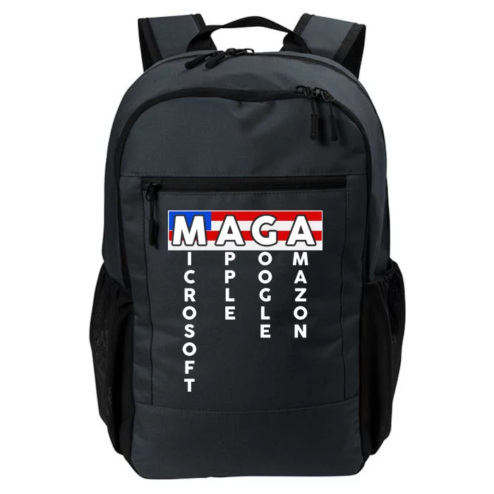 MAGA Microsoft Apple Google Amazon Daily Commute Backpack