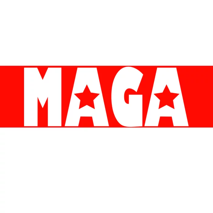 MAGA Star Logo Make America Great Again Bumper Sticker