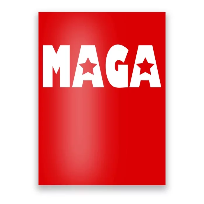 MAGA Star Logo Make America Great Again Poster