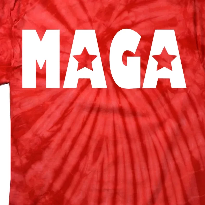 MAGA Star Logo Make America Great Again Tie-Dye T-Shirt