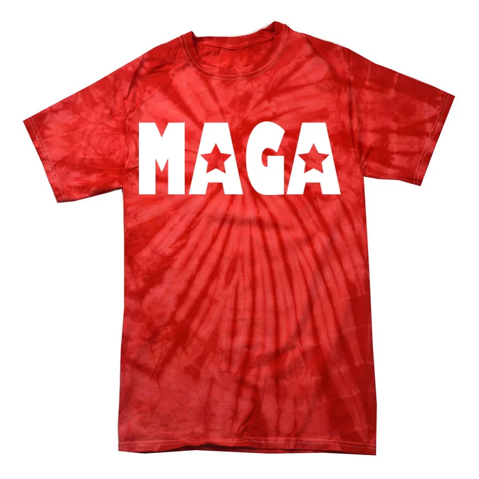 MAGA Star Logo Make America Great Again Tie-Dye T-Shirt